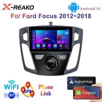 Automobilinis radijas Ford Focus 2012 - 2018 Carplay Multimedijos grotuvas 2din Stereo Autoaudio Android Pagrindinis įrenginys 9 colių HD Navigacija GPS 1GB+32GB carplay black