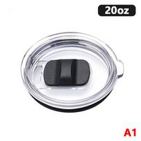Kavos puodelių dangtelis Vandens puodelių dangteliai, skirti Rambler 20Oz 30Oz Termoso stiklinės dangtelis Termo butelių dangteliai Apvalūs plastikinių puodelių dangteliai 30oz gray