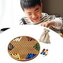 Kinų šaškės Klasikinis strateginis žaidimas, Kelioninis žaidimas Šeimos stalo žaidimas , Wood Beads