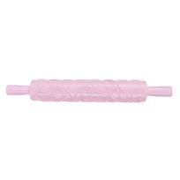 Fondant Rolling Pin Plastic Embossed Roller for Cookies Biscuits Pastry Cake DecorationRose