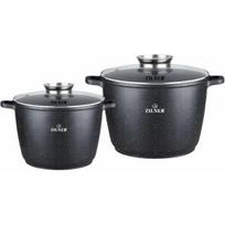 Zilner RINKINYS 2 MARMURO PUODŲ 10L + 6.2L AUKŠTAS ZILNER ZL-7011 | ZL-7011 | 5903784070113