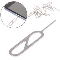 10 Pcs Sim Card Tray Removal Eject Pin Key Tool Stainless Steel Tool
