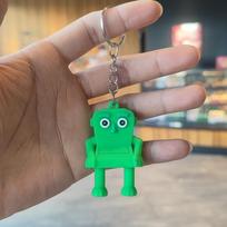 Cute Steal A Brainrot Blue 67 Doll Keychain Game Surrounding Blue No. 67 Doll Toys Backpack Pendant Silicone Car Keychain Gift