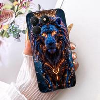 Casing For Tecno Pova 7 4G 5G LJ6 LJ7 Phone Case Pova 7 Pro Pova7 Ultra Cases Cute Cartoon Animals Dragon Lion Soft Black Cover Tecno Pova 7 5G LJ7