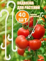 Plant Fruit Support Hooks — Greenhouse Accessories For Tomato And Eggplant Cultivation One Size balta