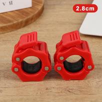 25/28Mm Heavy Duty Barbell Clips Collar Quick Release Locking Clamps Fixing Nut Clips For Weightlifting Fitness Accessories