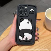 Cute panda for Apple 14 mobile phone case iPhone13mini cartoon 12/11 soft xsmax protective case 15 iPhone 7/8