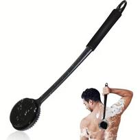 Silicone back scrubber for shower, capable of producing abundant foam, suitable for exfoliation . Suitable for both men and women (long model) juoda