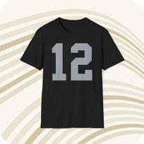 Throwbackmax Ken Stabler Oakland Raiders Jersey T-Shirt - Front & Back Print M
