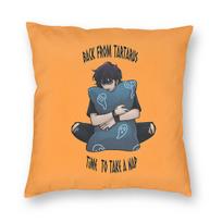 Percy Jackson Nico Di Angelo Pillowcase Polyester Linen Velvet Pattern Zip Pillow Case Sofa Seater Cushion Cover 45X45 Peach skin 18*18(CM)-1Pcs