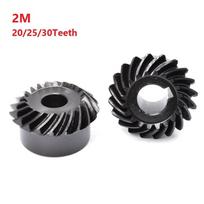20/25/30Teeth With Inner Hole 8/10/12/14/15/16/17/19/20mm 2M 90 Degree Drive Commutation Steel Gears Bevel Gear keyway hole 20T-1Pcs