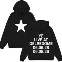 Bully Kanye West Album Tour 2026 Print Hoodie Men Women Hip-hop Punk Pullover Long Sleeves Fashion Hoodie Warm Yet Not Bulky for Autumn & Winter 4XL