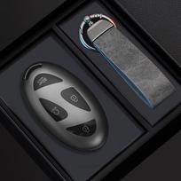 Juodo Karaliaus Stiliaus TPU Automobilio Raktų Pakabuko Dangtelis Dėklas Tinka Hyundai Kona Ev Grandeur Gn7 Ioniq 6 Išmaniajam Raktų Pakabukui Apsaugantis Korpusas