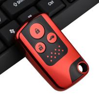 Fit For Honda Crv Fit Shuttle Fried Freed Spike Stepwgn Rg1 Spada Crz 2/3 Buttons Tpu Auto Key Fob Remote Cover Case Housing Mount
