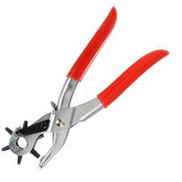 Revolve Sewing Machine Genuine Leather Belt Hole Punch Watchband Strap Household Leathercraft Plier Eyelet Puncher Bag Setter Tool