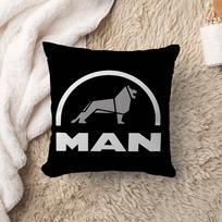 M-Man Sunkvežimio Logotipo Pagalvės Dovanos Namų Biuro Baldai Miegamojo Sofos Automobilio Pagalvėlės Užvalkalas Dėklas 45X45Cm Peach skin 18*18(CM)-1Pcs