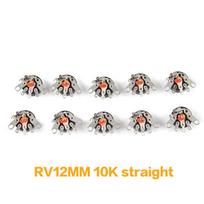 10 vnt radijo potenciometras Rv12Mm B103 B503 galios stiprintuvo garsumo potenciometras 10K straight