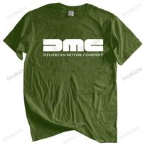 Unisex o-neck tshirt fashion brand t-shirt black new Unisex DMC DeLorean T-Shirt Back To The Future Retro  Mcfly euro size L