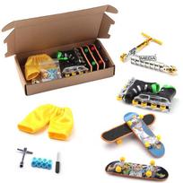 Mini Finger Scooter Beginner Double Warping Board New Strange Finger Scooter Toy black