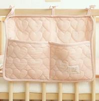 Baby Crib Hanging Storage Bag - Portable Pouch for Bottles Diapers Toys Stroller Nursery Cart Milk Bottle Diaper Organizer Bag
