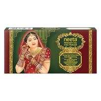Neeta Mehendi kūgiai rankoms ir vestuviniams raštams, natūralūs chna kūgiai vestuvių kūno dailei 1 DĖŽUTĖ X 4 VNT. 4 vnt. pakuotė