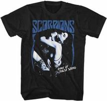 New SCORPIONS First Sting LICENSED CONCERT BAND T Shirt 4XL blue
