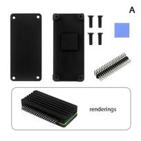 Raspberry Pi Zero 2 W aliuminio korpusas, šarvuotas korpusas su terminiu trinkelėmis radiatoriumi Gpio antraštės pasyvus aušinimas