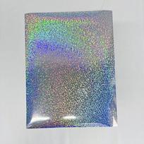 5 vnt. holografinio lipdukų popieriaus, skaidrios vinilinės, lipnios, vandeniui atsparios, permatomos, šalto laminavimo plėvelės amatininkams 210x297mm  5pcs pink