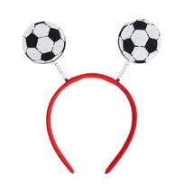 Football Headband with 3D Football Patch, Anti-Slip Comfortable Hair Hoop for Adults And Kids, Hair Accessory for Soccer Fans Party B