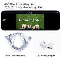 Conductive PU Leather Grounding Mat 68x25cm Earthing Pad for Home Relaxation AU Plug