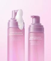 Super Collagen Bubble Serum Mask pink