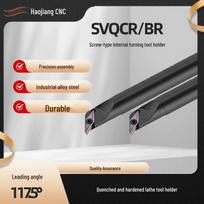 CNC 117.5° Internal Bore Turning Tool Holder S20R-SVQCR/11/16 for Lathe Machining Front Cutter S16Q-SVQBR11