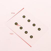8Pcs/Pack 6mm DIY Anti-Slip Glass Mouse Feet Pads Universal Stickers For Gaming Mouse Enhanced Grip Accessories