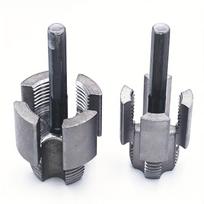 2pcs Metal PPR Water Pipe Thread Repair Tools - Integrated Wire Opener for Inner & Outer Holes, Electric Drill Type, 1/2  - DN15, 3/4  - DN20 Sizes 2 Pcs