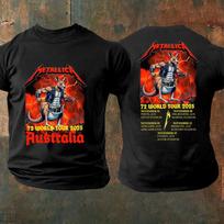 RETAS! Metallica M72 Pasaulinis Turas Sidnėjus Australija 2025 Marškinėliai KARŠTAS NAUJAS Unisex Marškinėliai S