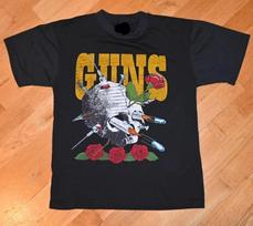1980's GUNS N' ROSES vintage original Rare 1988 TOUR rock 4XL