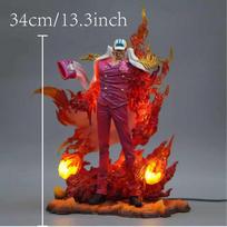 34cm 13.3 inch Anime Sakazuki Action Figures Pvc Statue Desktop Ornamen Set Statue Figure Ornament Room Desk Playthings Gifts raudona