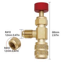 Skysčio apsauginis vožtuvas R410A R22 oro kondicionavimo šaltnešis 1/4  saugumo adapterio oro kondicionavimo remontas ir fluoridas