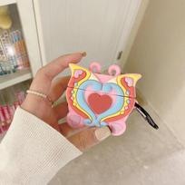Fairy Fairy is compatible with AirPods Pro protective case, cartoon 3rd generation Apple 2nd generation wireless Bluetooth earphone case, silicone airpods 1/2 generation