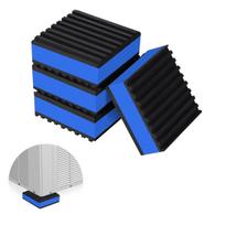 BHBL 4 Pack Anti Vibration Pads for Washing Machine 2 X2 , 7/8 T EVA Mechanical Damping Vibrating Sound Isolation Pad China Mainland blue