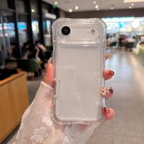 Applicable to Apple 16Pro Max 3-in-1 mobile phone case iphone17 Air waist air cushion TPU + PC hand rope IPHONE 17 skaidri