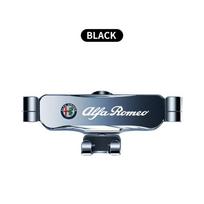 zfjbw5 Gravity Bracket Mute Not Block Air Vent Mounts Car Accessory For Alfa Romeo Giulietta GT 159 147 156 Brera Giulia Stelvio juoda