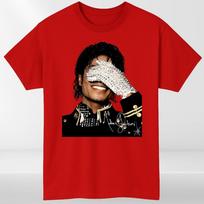 Michael Jackson Pirštinė Grafinis Marškinėlis Muzika MJ Pop Karalius Marškinėlis Puiki Dovana S