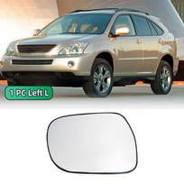 Kairės/Dešinės pusės automobilio galinio vaizdo veidrodėlio stiklas su šildymu Pakeisti 87901-4806 87901-48040, skirti Lexus RX300 RX330 RX350 RX400h 2003-2008