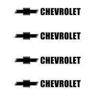 UXG2 4 vnt. PVC automobilio lipdukas Šoninės kėbulo bagažinės buferio lango dekoravimo ženklelis Lipdukas Chevrolet Cruze Malibu Captiva Suburban Camaro Z71