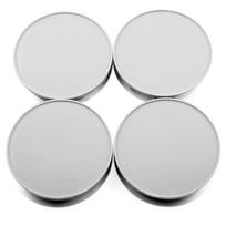 Wheel Center Cap 70mm 64mm 4 Pieces Gray DIY Wheel pilka spalva