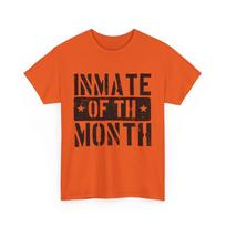 Prison Inmate Tee Inmate Of The Month Prisoner Costume Inmate County Jail Shirt XXXXL