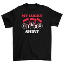 My Lucky Bingo Funny Bingo Player Tee Unisex T-Shirt XXXXL red
