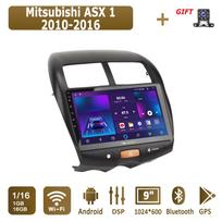 Android Carplay automobilinis radijas, skirtas Mitsubishi ASX 1 2010-2016 Multimedijos grotuvo galvos blokas Stereo GPS navigacija BT WIFI 2+32GB 1+16GB brown