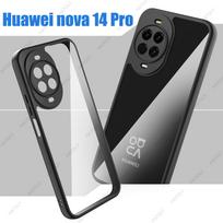 Skirta Huawei nova 14 Pro dėklas Skirta dėklas skirta Huawei nova 14 Pro Atsparus smūgiams telefono dėklas Juodas kraštas Dangtelis Skirta Huawei nova 14 Pro Huawei nova 14 Pro juoda